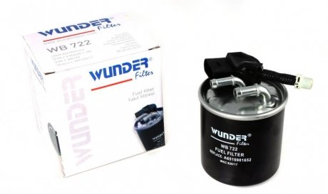 Паливний (топливный) фільтр wunder WB-722