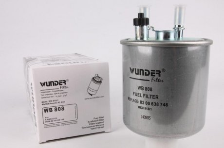Паливний (топливный) фільтр wunder WB-808