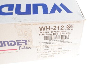 Повітряний фільтр wunder WH212