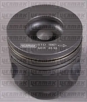Поршень з кільцями і пальцем (розмір отв. 86.51 / +0.5) (CD132/V185 X400) (Дизель, 4ц) YENMAK 3103478050 (фото 1)