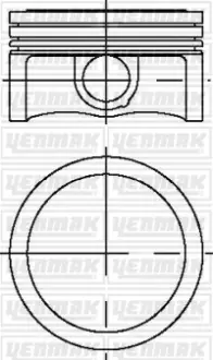 Поршневые кольца YENMAK 31-03912-000