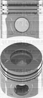 Поршневые кольца YENMAK 3104198040 Chevrolet Aveo т300