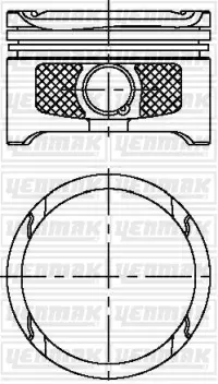 Поршневые кольца YENMAK 31-04315-050