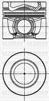 Поршневые кольца yenmak 31-04341-000