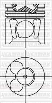 Поршневые кольца YENMAK 31-04497-060