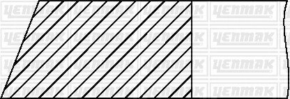 Поршневые кольца yenmak 9109219050