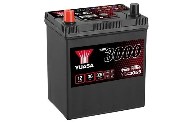 Yuasa 12V 36Ah SMF Battery Japan (1) YUASA YBX3055