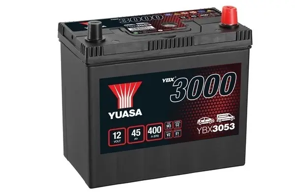 Yuasa 12V 45Ah SMF Battery Japan (0) YUASA YBX3053