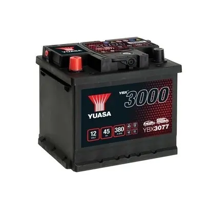 Yuasa 12V 45Ah SMF Battery (1) YUASA YBX3077