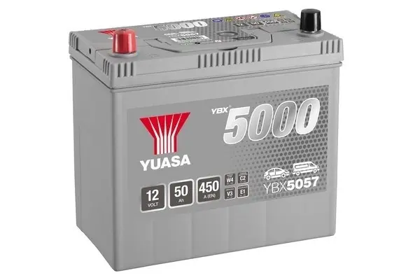 Yuasa 12V 50Ah Silver High Performance Battery Japan (1) YUASA YBX5057