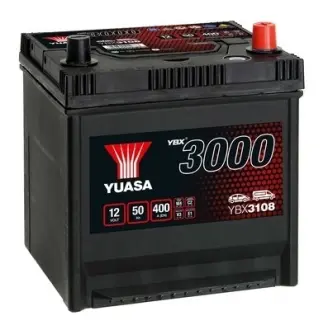 Yuasa 12V 50Ah SMF Battery Japan (0) YUASA YBX3108