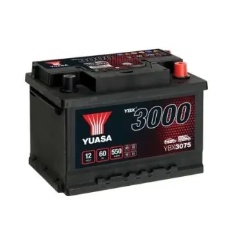 Yuasa 12V 60Ah SMF Battery (0) YUASA YBX3075