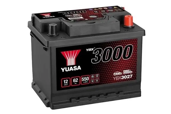Yuasa 12V 62Ah SMF Battery (0) YUASA YBX3027