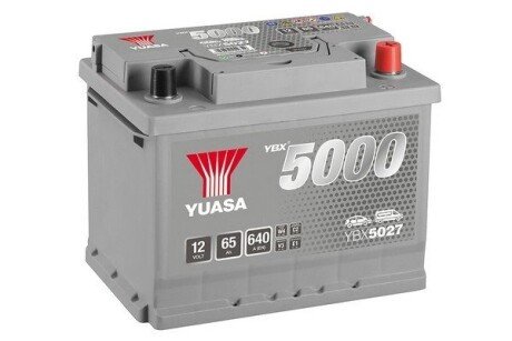 12V 65Ah Silver High Performance Battery (0) yuasa YBX5027 на Лексус Nx 200