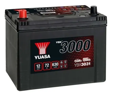 Yuasa 12V 72Ah SMF Battery Japan (1) YUASA YBX3031 (фото 1)