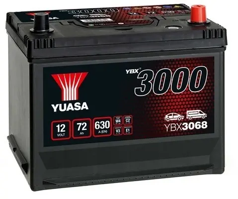 Yuasa 12V 72Ah SMF Battery Japan (0) YUASA YBX3068