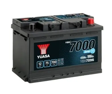 Yuasa 12V 75Ah EFB Start Stop Battery (0) YUASA YBX7096