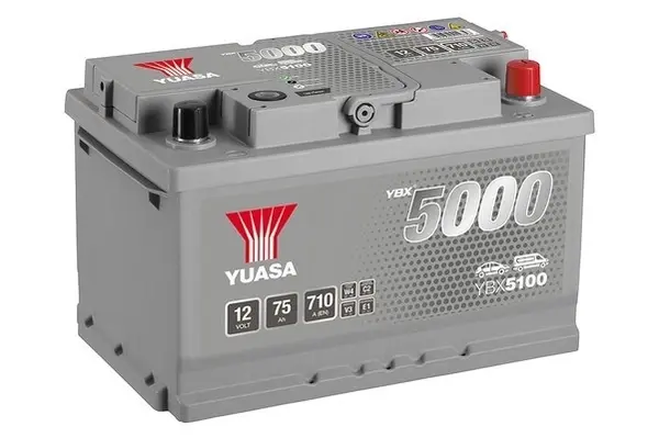 Yuasa 12V 75Ah Silver High Performance Battery (0) YUASA YBX5100 (фото 1)