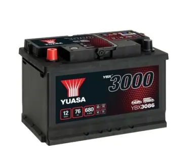 Yuasa 12V 76Ah SMF Battery (1) YUASA YBX3086