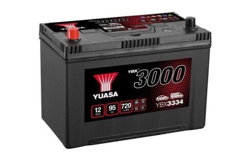 12V 95Ah SMF Battery Japan (1) yuasa YBX3334 на Митсубиси Аутлендер xl