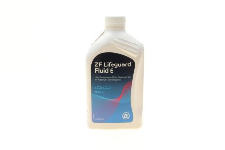 Олива трансмісійна LifeGuardFluid 6 (1 Liter) zf parts 550031808