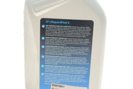 Олива трансмісійна LifeGuardFluid 9 (1 Liter) zf parts 550043841