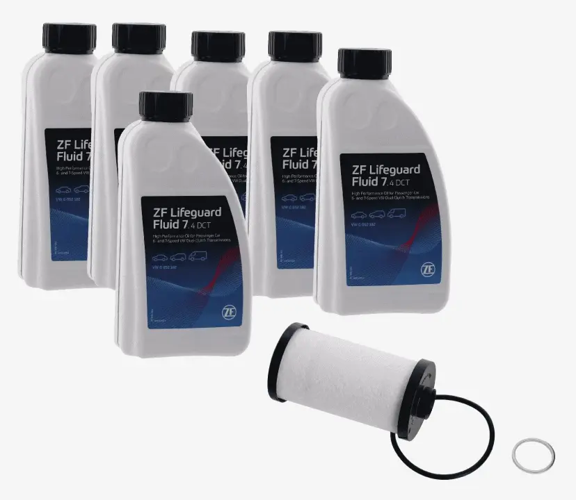 ZF VW Фильтп АКПП (7ст.) + 6л масла ZF LifeguardFluid, 7.4 DCT AUDI, SKODA, 12- ZF parts 5961.308.601
