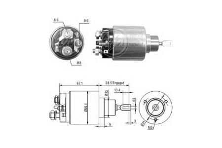 Втягуюче реле zm ZM1473