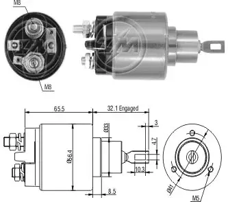 Втягуюче реле ZM ZM573