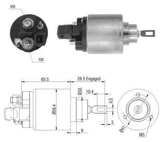 Втягуюче реле ZM ZM972